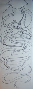 Lent Wind - the pencil sketch
